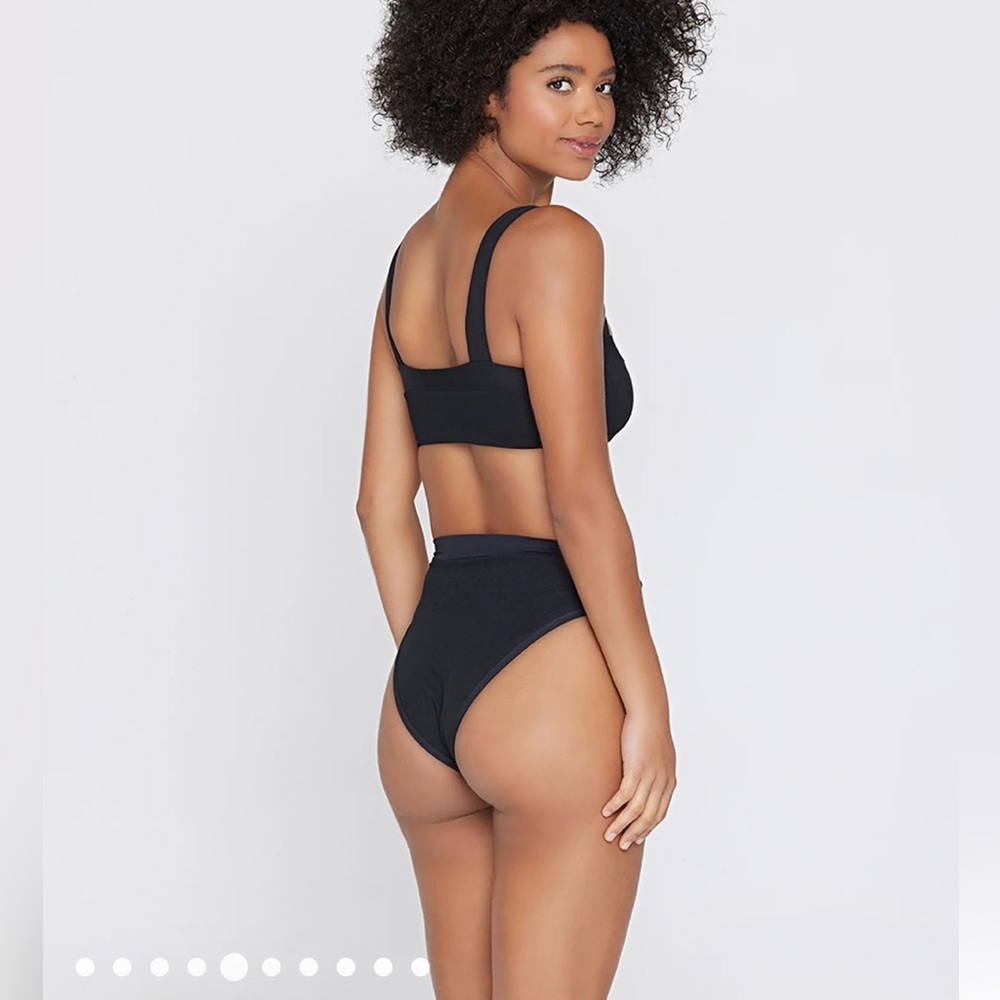 L Space Ribbed French Bikini Bottom - Picture 2 of 4